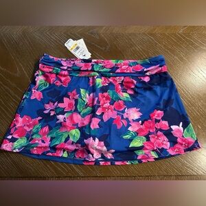 Tommy Bahama Bougainvillea High Waist Bathing Suit Skirt